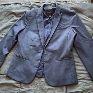 Navy wool blazer